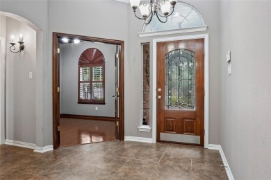 Welcome to this elegant stone-and-brick David Weekly home in the on Lantana Golf Club in Texas - for sale on GolfHomes.com, golf home, golf lot