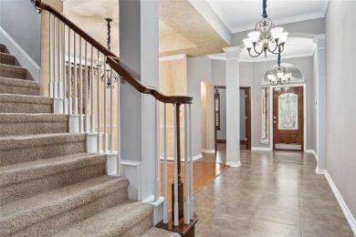 Welcome to this elegant stone-and-brick David Weekly home in the on Lantana Golf Club in Texas - for sale on GolfHomes.com, golf home, golf lot