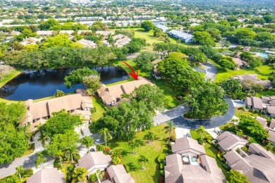 Stunning, Sunny Lakefront Corner Villa w/ 5 Feet wide Porcelain on Boca Delray Golf and Country Club in Florida - for sale on GolfHomes.com, golf home, golf lot