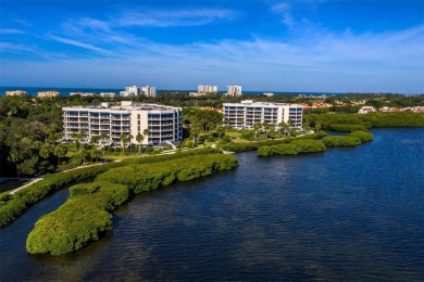 Experience refined bayfront living in this spacious 3BR/2BA, 2 on Longboat Key Golf Club Resort in Florida - for sale on GolfHomes.com, golf home, golf lot