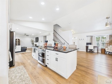 Experience luxury and comfort in this beautiful 2-story home on Desert Hawk At Pueblo West in Colorado - for sale on GolfHomes.com, golf home, golf lot