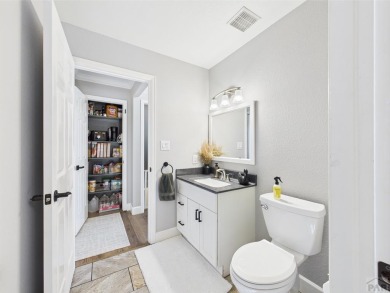 Experience luxury and comfort in this beautiful 2-story home on Desert Hawk At Pueblo West in Colorado - for sale on GolfHomes.com, golf home, golf lot