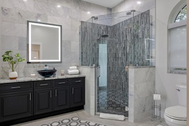 Stunning 5BD/3.1BA coastal contemporary home in exclusive on Seminole Golf Club in Florida - for sale on GolfHomes.com, golf home, golf lot