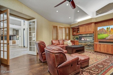 Stunning single-level residence where refined luxury meets on The Estancia Club in Arizona - for sale on GolfHomes.com, golf home, golf lot