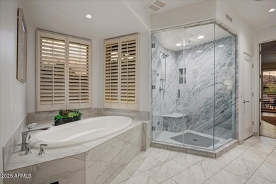 Stunning single-level residence where refined luxury meets on The Estancia Club in Arizona - for sale on GolfHomes.com, golf home, golf lot