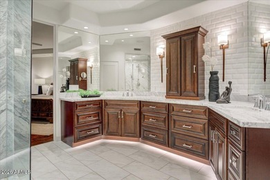 Stunning single-level residence where refined luxury meets on The Estancia Club in Arizona - for sale on GolfHomes.com, golf home, golf lot