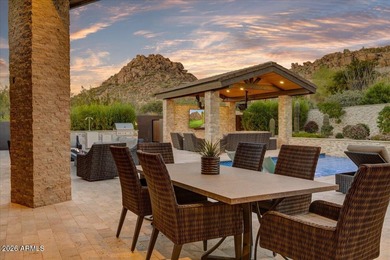 Stunning single-level residence where refined luxury meets on The Estancia Club in Arizona - for sale on GolfHomes.com, golf home, golf lot
