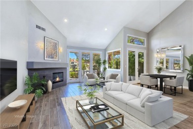 Luxury guard gated private townhome with stunning golf course on Spanish Trail Golf and Country Club in Nevada - for sale on GolfHomes.com, golf home, golf lot