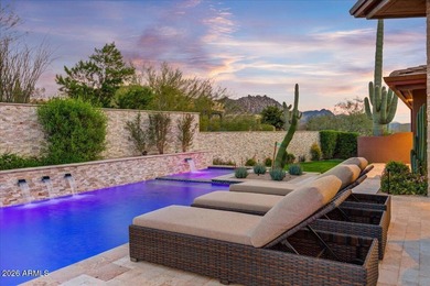 Stunning single-level residence where refined luxury meets on The Estancia Club in Arizona - for sale on GolfHomes.com, golf home, golf lot
