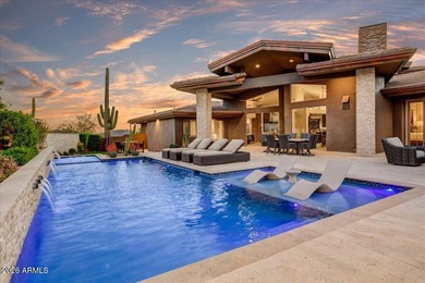 Stunning single-level residence where refined luxury meets on The Estancia Club in Arizona - for sale on GolfHomes.com, golf home, golf lot
