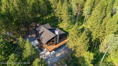 Custom-built new construction home nestled among the trees of on Star Valley RV Golf Course in Wyoming - for sale on GolfHomes.com, golf home, golf lot