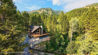 Custom-built new construction home nestled among the trees of on Star Valley RV Golf Course in Wyoming - for sale on GolfHomes.com, golf home, golf lot