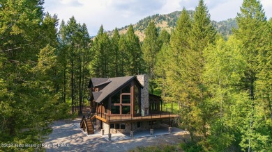 Custom-built new construction home nestled among the trees of on Star Valley RV Golf Course in Wyoming - for sale on GolfHomes.com, golf home, golf lot