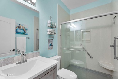 Welcome home to this beautifully upgraded residence located in on The Golf Club At Johnson Ranch in Arizona - for sale on GolfHomes.com, golf home, golf lot