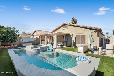 Welcome home to this beautifully upgraded residence located in on The Golf Club At Johnson Ranch in Arizona - for sale on GolfHomes.com, golf home, golf lot