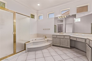 Step through 10-foot entry doors into vaulted ceilings  enjoy on Highland Falls Golf Club in Nevada - for sale on GolfHomes.com, golf home, golf lot