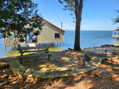 WATERFRONT LOT WITH AMAZING BOATHOUSE IN EAGLE'S BLUFF on Eagles Bluff Golf Course in Texas - for sale on GolfHomes.com, golf home, golf lot