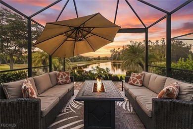 Wow! Lovely partially furnished Milan floorplan lakefront home on Pelican Preserve Golf Club in Florida - for sale on GolfHomes.com, golf home, golf lot