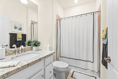 Wow! Lovely partially furnished Milan floorplan lakefront home on Pelican Preserve Golf Club in Florida - for sale on GolfHomes.com, golf home, golf lot