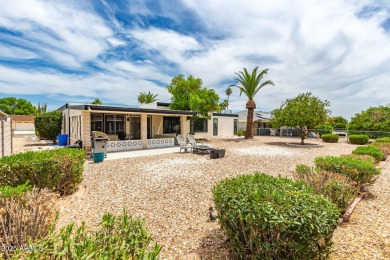 Charming single-level home in the sought-after Sun City is now on Sun City Riverview Golf Course in Arizona - for sale on GolfHomes.com, golf home, golf lot