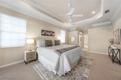 Move right in to this stunning Kingfisher model in the highly on Shadow Wood Country Club in Florida - for sale on GolfHomes.com, golf home, golf lot