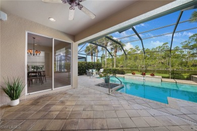 Move right in to this stunning Kingfisher model in the highly on Shadow Wood Country Club in Florida - for sale on GolfHomes.com, golf home, golf lot