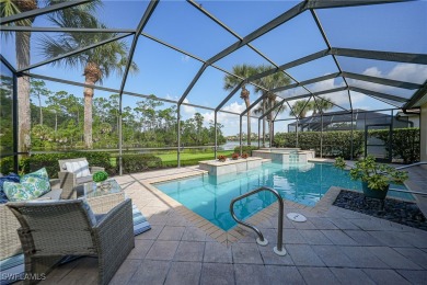 Move right in to this stunning Kingfisher model in the highly on Shadow Wood Country Club in Florida - for sale on GolfHomes.com, golf home, golf lot