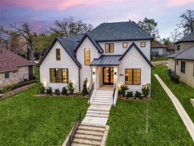 Completed in May 2024, this transitional two-story residence on Cascades Golf Club in Texas - for sale on GolfHomes.com, golf home, golf lot