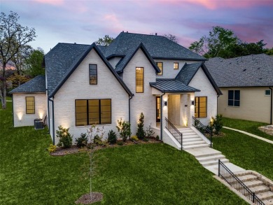 Completed in May 2024, this transitional two-story residence on Cascades Golf Club in Texas - for sale on GolfHomes.com, golf home, golf lot