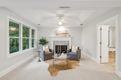 This distinguished two-story brick residence offers four on Dunes West Golf Club in South Carolina - for sale on GolfHomes.com, golf home, golf lot