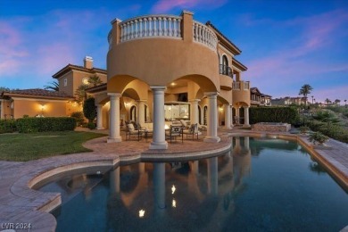 This masterpiece home offers LUXURIOUS LIVING & endless GOLF on South Shore At Lake Las Vegas in Nevada - for sale on GolfHomes.com, golf home, golf lot