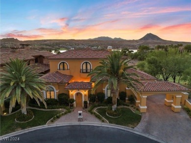 This masterpiece home offers LUXURIOUS LIVING & endless GOLF on South Shore At Lake Las Vegas in Nevada - for sale on GolfHomes.com, golf home, golf lot