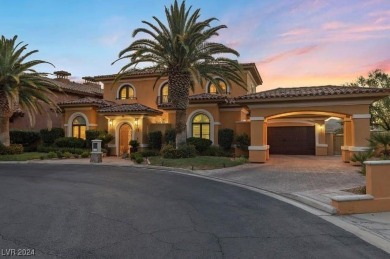 This masterpiece home offers LUXURIOUS LIVING & endless GOLF on South Shore At Lake Las Vegas in Nevada - for sale on GolfHomes.com, golf home, golf lot