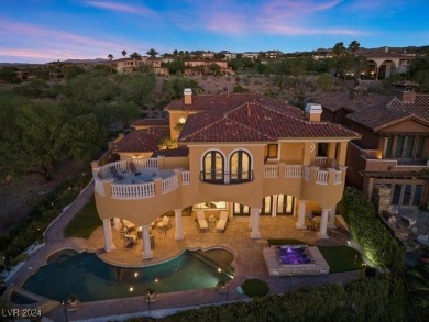 This masterpiece home offers LUXURIOUS LIVING & endless GOLF on South Shore At Lake Las Vegas in Nevada - for sale on GolfHomes.com, golf home, golf lot