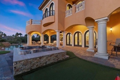 This masterpiece home offers LUXURIOUS LIVING & endless GOLF on South Shore At Lake Las Vegas in Nevada - for sale on GolfHomes.com, golf home, golf lot