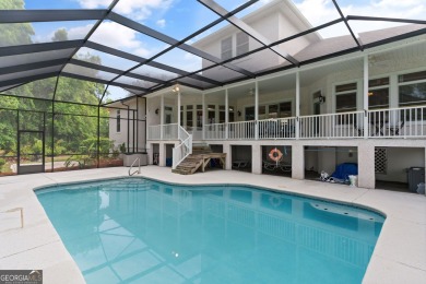 Nestled on a picturesque half-acre lot on the desirable Oak on Oak Grove Island Golf and Country Club in Georgia - for sale on GolfHomes.com, golf home, golf lot