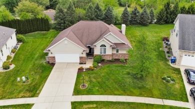 Don't miss this beautiful 3,450 sf 4 bedroom ranch home in on The Course at Aberdeen in Indiana - for sale on GolfHomes.com, golf home, golf lot