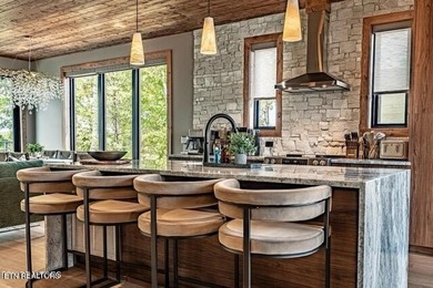 Stunning brand-new 4-bedroom, 5-bath luxury cabin featuring both on Sevierville Golf Club in Tennessee - for sale on GolfHomes.com, golf home, golf lot