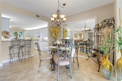 Beautifully turnkey furnished, this spacious 2-bedroom, 2-bath on Eagle Creek Golf and Country Club in Florida - for sale on GolfHomes.com, golf home, golf lot