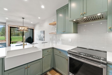 Experience the epitome of luxury living in this fully renovated on Black Butte Ranch Golf Club Big Meadow in Oregon - for sale on GolfHomes.com, golf home, golf lot