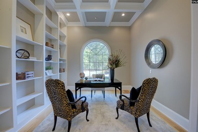 Tucked at the end of a quiet cul-de-sac, this stunning all-brick on The Members Club At Woodcreek in South Carolina - for sale on GolfHomes.com, golf home, golf lot