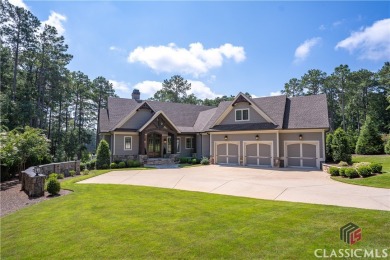 Welcome to your dream home! This like-new, craftsman-style on Reynolds Lake Oconee - The Oconee in Georgia - for sale on GolfHomes.com, golf home, golf lot