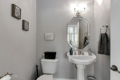 GOLF COURSE, POND and WATERFALL VIEWS from the back patio on Rarity Bay Country Club - Loudon in Tennessee - for sale on GolfHomes.com, golf home, golf lot