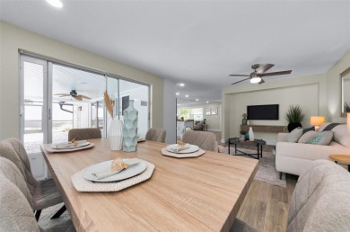 Welcome to this stunning renovated 4-bedroom, 3-bathroom pool on The Dunedin Country Club in Florida - for sale on GolfHomes.com, golf home, golf lot