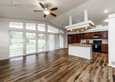 Great 1 level living in this immaculate 3788 sq ft 4 bedroom & on Pine Creek Golf Club in Colorado - for sale on GolfHomes.com, golf home, golf lot