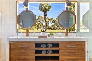 Discover a Piece of History in This Stunning Home Behind Private on Tamarisk Country Club in California - for sale on GolfHomes.com, golf home, golf lot