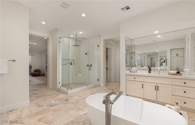 Extensively upgraded in late 2025, this 2-story home in on Red Rock Country Club in Nevada - for sale on GolfHomes.com, golf home, golf lot