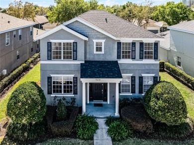 This exceptional, fully furnished, contemporary 5-bedroom, 3 on Reunion Resort Golf Course in Florida - for sale on GolfHomes.com, golf home, golf lot