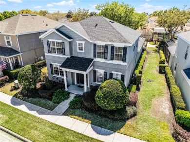 This exceptional, fully furnished, contemporary 5-bedroom, 3 on Reunion Resort Golf Course in Florida - for sale on GolfHomes.com, golf home, golf lot