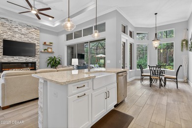 Welcome to this exquisite 5-bedroom, 4-bath luxury estate with a on Plantation Bay Golf and Country Club in Florida - for sale on GolfHomes.com, golf home, golf lot